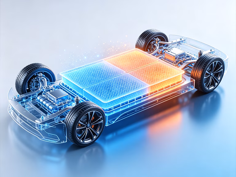 EV battery thermal isolation application concept